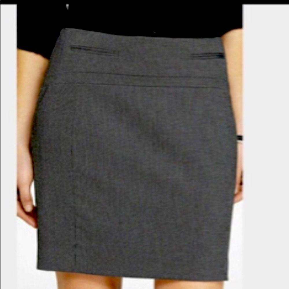 Express dark grey pencil skirt/ size 2